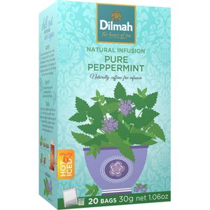 DILMAH Čaj bylinný Peppermint 20x1,5g
