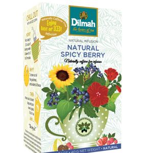 DILMAH Čaj ovocný Naturally Spicy Berry 20/1,5g