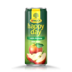 Happy Day Jablko 100% 0,33 L - plech