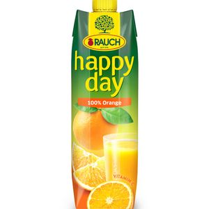 HAPPY DAY Pomeranč 100% 1 L - Tetra Pak