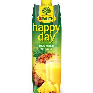 HAPPY DAY Ananas 100% 1 L - Tetra Pak