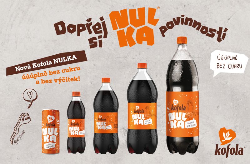 NULKA od Kofoly: Nová chuť úúúplně bez cukru a bez výčitek