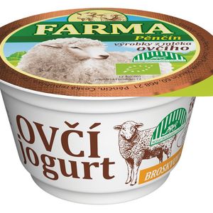 BIO ovčí jogurt ochucený BROSKEV