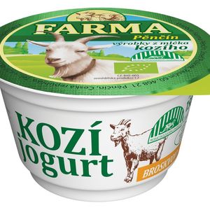BIO kozí jogurt ochucený BROSKEV