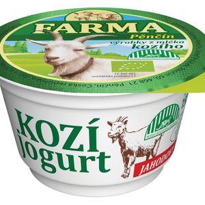 BIO kozí jogurt ochucený JAHODA