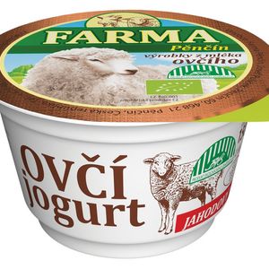 BIO ovčí jogurt ochucený JAHODA