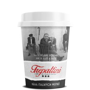 TREPALLINI Kelímek Eco cup Capuccino - 200/250ml