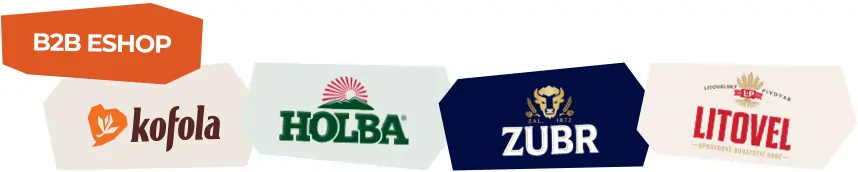 B2B partner a Kofola logo